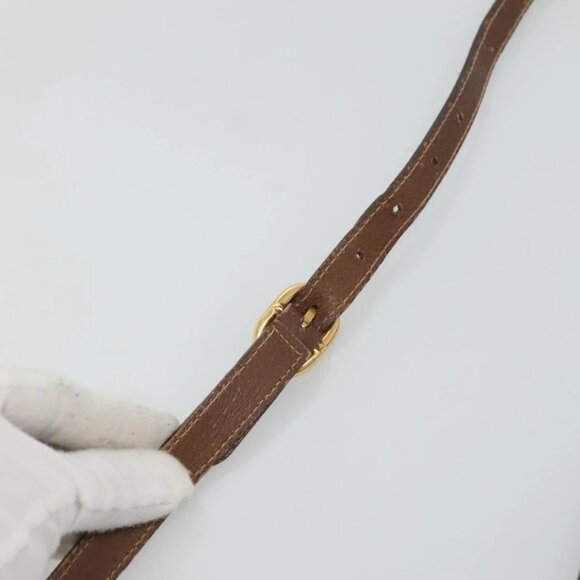 GUCCI GG Supreme Web Sherry Line Bag PVC Beige Gold - Picture 8 of 16